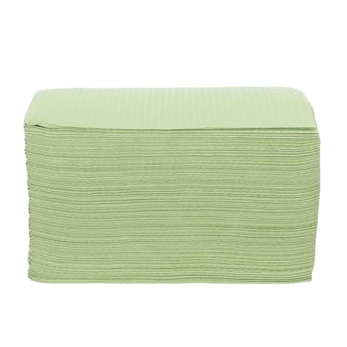 Serviettes absorbantes manucure anti-fuite vert avocat lot de 125