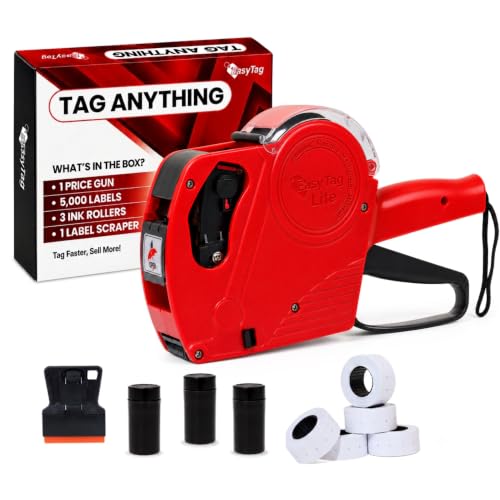 Easy Tag price gun 8 digits with stickers kit