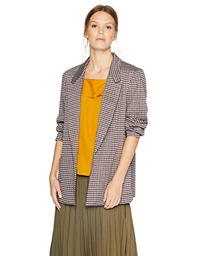 Nine West Women's Notch Collar Kiss Front Jacket With Two Pockets, Porto Multi, L #TOP7