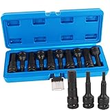 inbus nuss 1/4 lang aus Chrom-Molybdän-Stahl gefertigt, Oberfläche schwarz brüniert