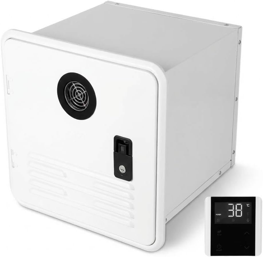 RV Gas Water Heater - Tankless Design, Energy Efficient, Intelligent Temp Control, Constant Temperature, and Precise Flame Control