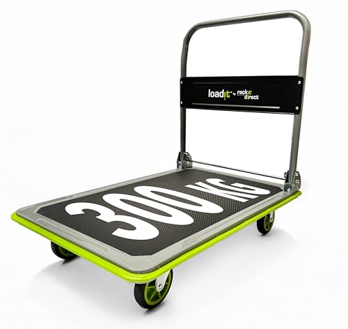 Loadit 300kg Foldable Trolley | ISO & TUV GS Certified | Heavy-Duty Fold-Away Hand Sack Platform Truck Trolley Cart Pulley on wheels