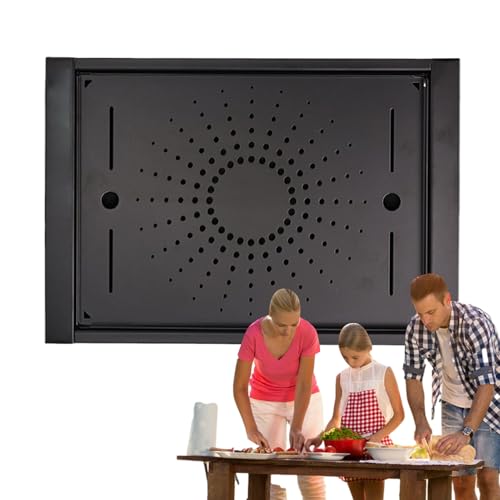 Stainless Steel Tea Tray – Portable Bbq Tool | L Folding Tea Tray | Heavy Duty Table Accessories for Camping Party & Outdoor | durabl Metal Serving for Coffee Snacks and Outdoor Dining