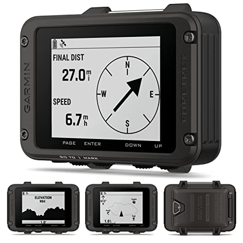 Image of Garmin Foretrex 801 Wrist-Mounted GPS Navigator with Tactical Features, No Strap with Wearable4U E-Bank Bundle