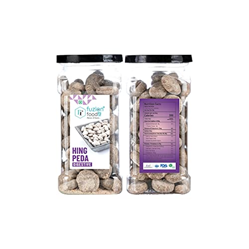 Image of Fuzion Foodz Hing Goli Peda - (145g Each X Pack of 2) Churan Goli for Digestion, After Meal Digestives Mukhwas, Premium Handmade Mouth Fresheners, Chatpati Churan Goli Pachak, 290gram