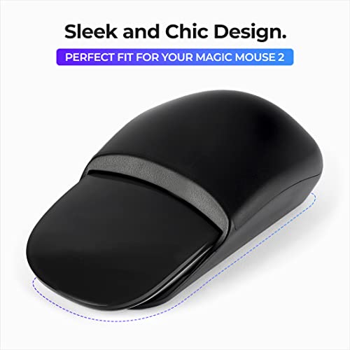 Ascrono Mouse Grip - Perfect Accessory for Apple Magic Mouse 2 - Ergonomic Grip, Enhanced Comfort, Optimal Control, and Added Protection in Black by Ascrono - Used condition - Image 6
