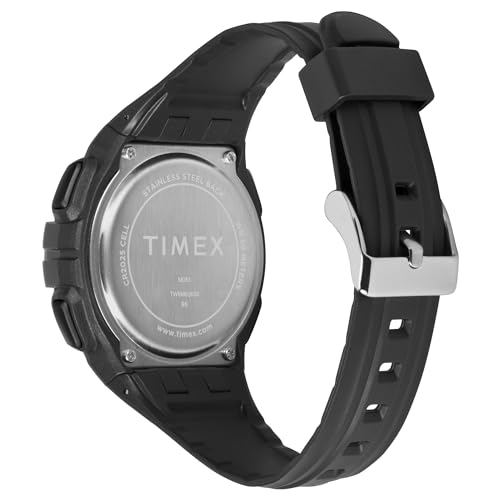 Timex Digital 43mm Black Resin Strap Watch by Timex - Image 5