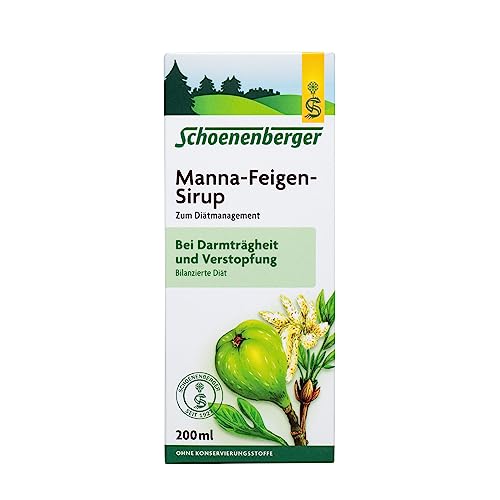 Schoenenberger - Manna-Feigen-Sirup - 1x 200 ml Glasflasche - Lebensmittel für besondere medizinische Zwecke (bilanzierte Diät) - das Harz… – Ansicht 8