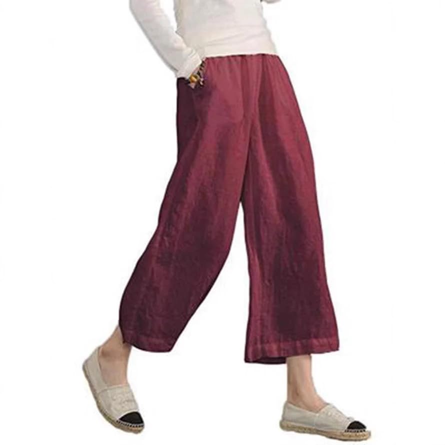Pantalon court grande taille en coton idéal pour vos sorties décontractées