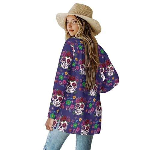 Image of Cardigan for Women Long Sweater Open Front Sweaters Fashion Lightweight Cardigans with Pockets