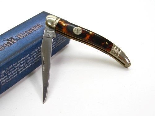 Rough Rider Tortoise Toothpick Straight Pocket Folding Knife Rr505 #TOP2