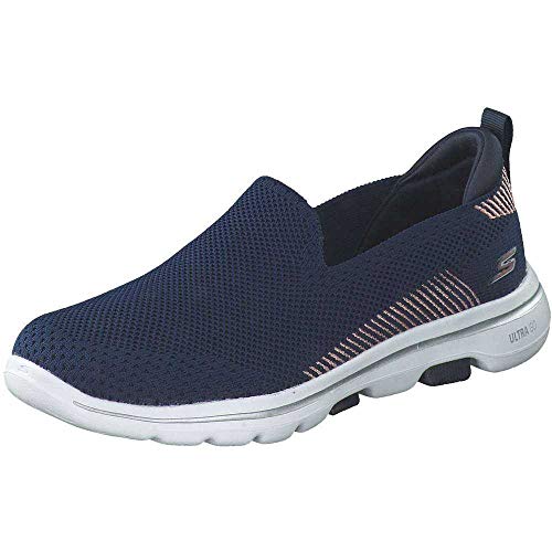 Skechers Go Walk 5 Prized, zapatillas mujer con amortiguación reactiva superior