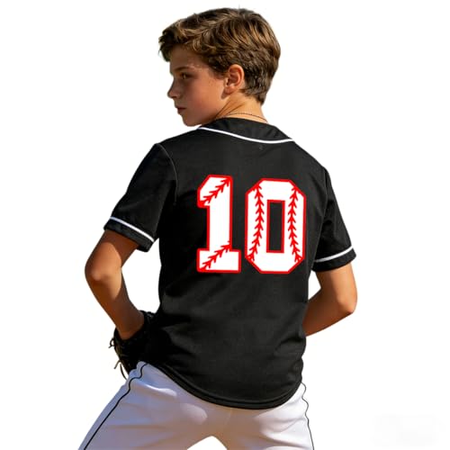 Image of Yuji Itadori Kids Baseball Birthday Shirt 7th 8th 9th 10th Year Old Toddler Boys Girls Shirts Birthday Clothes