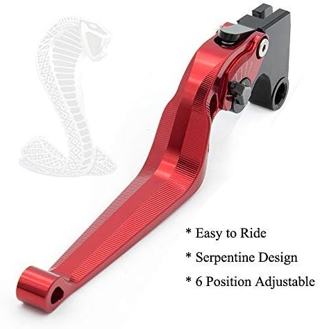 Miniatura 9 de Palancas de embrague de freno ajustables para motocicleta compatibles con GSXR600 1997-03, 250 V-Strom 2018-2019, GSR600 2006-2011, GSX250R SV650