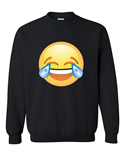 Emoji Laughing tears Unisex Crewneck Sweatshirt