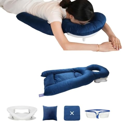 【Vofuxo】うつぶせ寝クッション うつ伏せ寝枕 フェイスダウン枕 マクラ 昼寝枕 高さ調整可能 ヘッド/ショルダーサポート フェイスダウンスリープ 使いやすい 多用途 (片面用エクステンデッド枕)