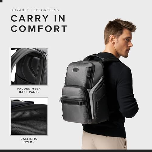 Image of TUMI - Alpha Bravo Search Backpack - Laptop Backpack for Men & Women - Backpack for Work & Travel - 17.0 inch X 14.0 inch X 8.3 inch - Charcoal