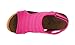 Corkys Footwear Comfortable Womens 2.5 Inch Wedge Sandal Fuchsia Knit Size 09 Adjustable Hook and Loop Straps