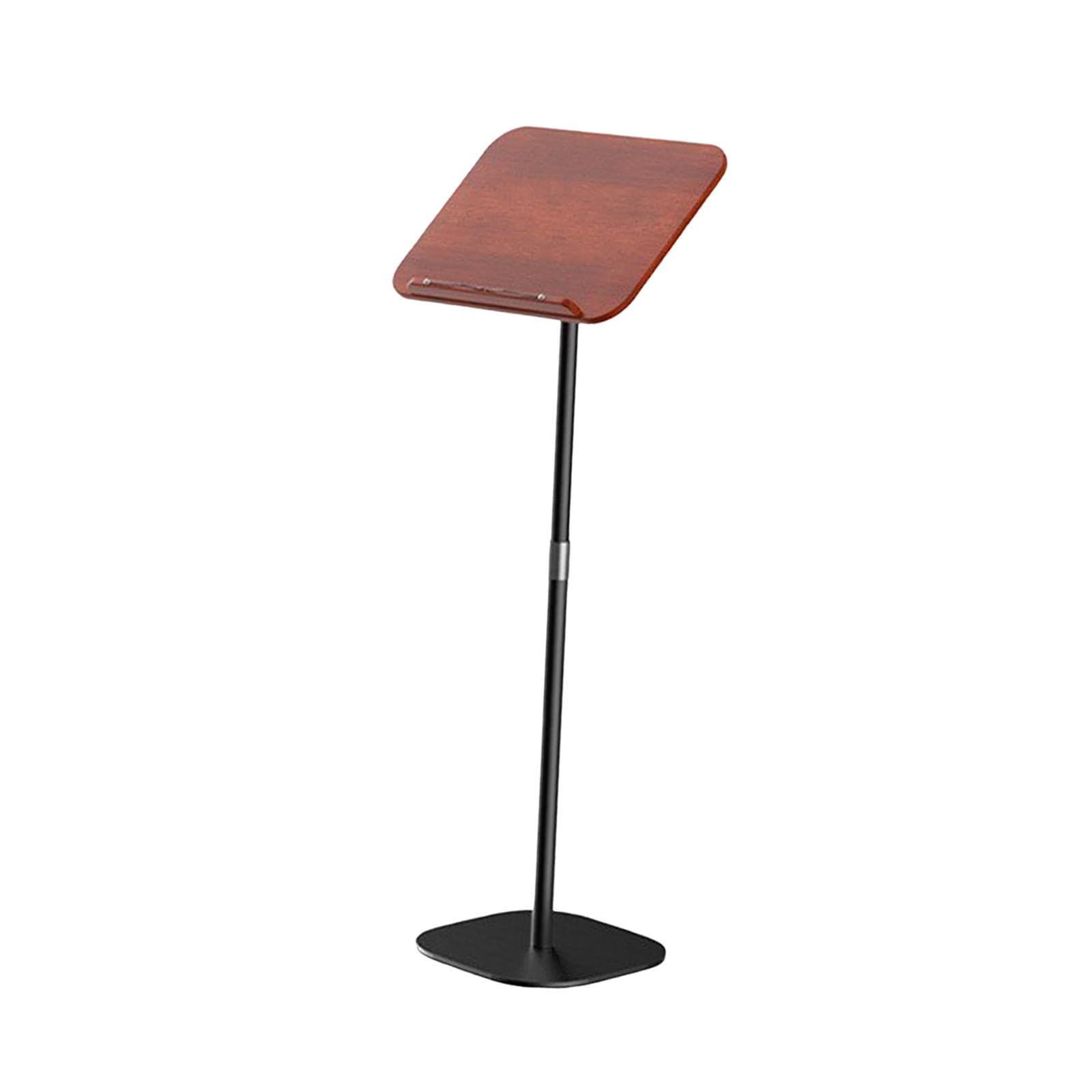 da Terra Porta Libro da Pavimento Supporto per Spartiti Espositore di Legno con Telaio in Acciaio Resistente agli Urti Adatto per Uso, da 50 a 100 Cm