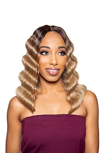 Zury Sis Beyond Synthetic Lace Front Wig - Byd Lace H Crimp 14" (1 Jet Black) #TOP18