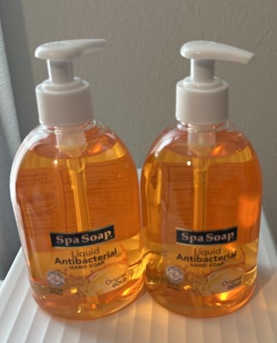 Spa Soap Liquid Antibacterial Hand Soap Original Gold 16 FL Oz 2-Pack image 4