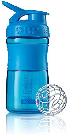 BlenderBottle Mikser sportowy Tritan Shaker/Protein Shaker/butelka na wodę/shaker dietetyczny (28oz / 820 ml) - czarny/zielony