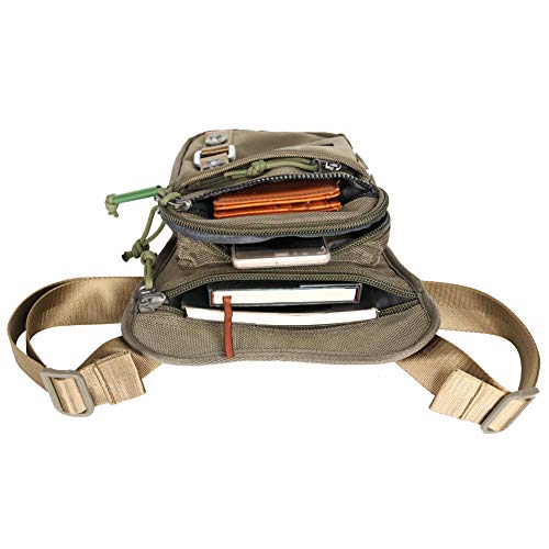 Larswon Oberschenkeltasche, wasserdicht, Beintasche, für Motorrad, grün – Ansicht 5
