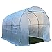 Serres Grande Promenade dans des Tentes de Serre pour la Plante de Tomate de Jardin en Plein Air, Couverture Étanche en Plastique de Protection UV Growhouse avec Cadre en Acier