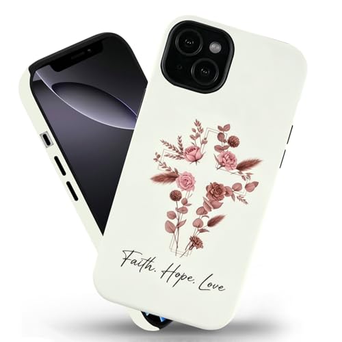 Cadeau religieux unique : coque iPhone 15 Plus chrétienne bohème mate - 2