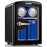 FOHERE Mini frigo da Camera, 4L Frigorifero Piccolo, 220V CA/12V CC, Raffreddamento e Risc...