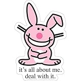 It's Happy Bunny All About Me Sticker