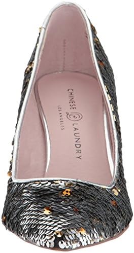 Chinese Laundry Women's Ruthy Dress Pump, Silver/Multi Sequins, 6.5 M US | Image 1