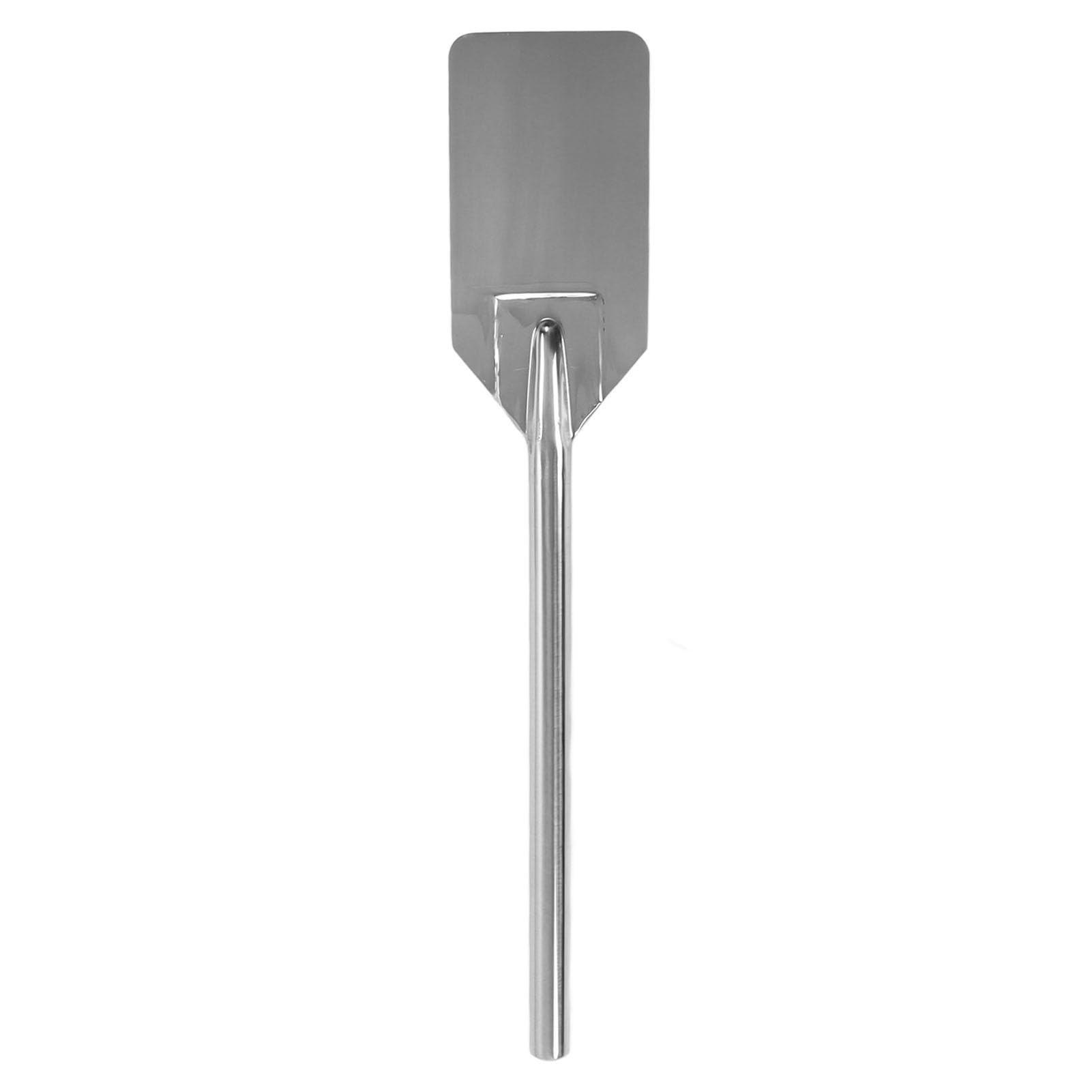 Espátula Extra Larga de Acero Inoxidable, PALeta MEzcladora de Acero Inoxidable, PALetas para Revolver Planas de Mango Largo, Espátula de Cocina Resistente Al Calor para Cocinar(92cm-Plata)