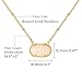 Episkeyk Birthstone Necklace for Women Dainty Gold Necklace Fashion Jewelry 14k Gold Plated Gift (04. April)