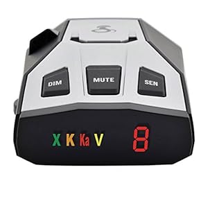 Cobra RAD 350 Laser Radar Detector – Long Range, False Alert Filter, OLED Display, Black