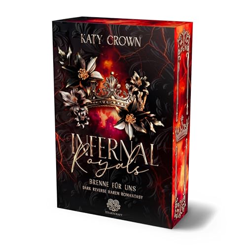 Infernal Royals - Brenne für uns (Dark Reverse Harem Romantasy) Band 1: Mit wunderschönem Farbschnitt