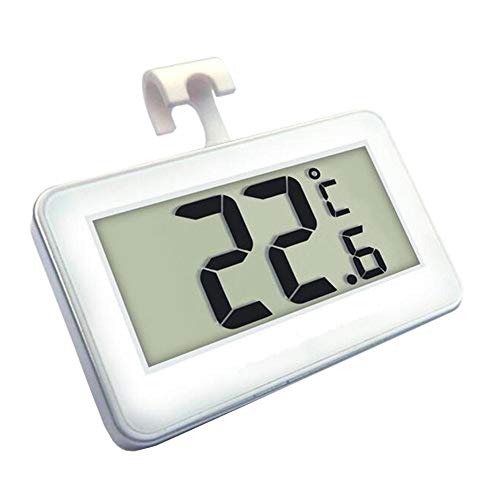 Kühlschrankthermometer Kühlschrankthermometer, digitaler Kühlschrankthermometer-Monitor mit Aufhängehaken und versenkbarem Standfuß, -4 ° F bis 140 °