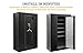 SnapSafe Super Titan Digital Modular Safe 75011 - Measures 59”H x 38”W x 17.5”D- Black