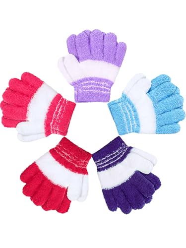 Image of Syhood 5 Pairs Kids Winter Gloves