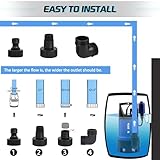 VEATON Submersible Water Pump Hose Adapter, with Garden Hose Quick Connector, Compatible to 1.5" Pump Discharge Port - Image 5