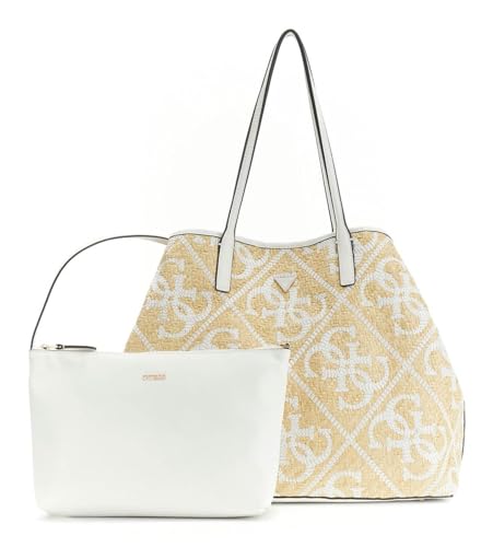 Sac shopper Kirsten GUESS grand cabas bicolore aux finitions premium