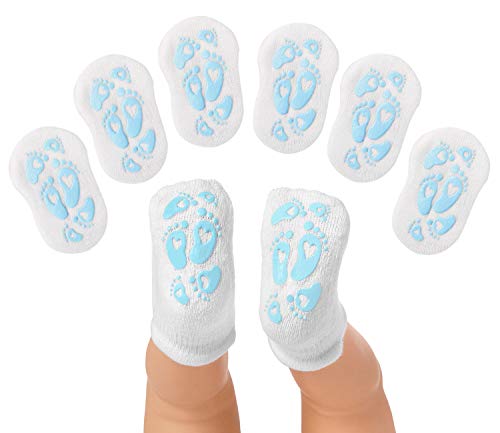 Anole Calcetines Recién Nacido y Bebé - 6 Pares - De Tobillo para Niño y Niña con Suave Mullido de Algodón (Blanco, 0-3 Meses)