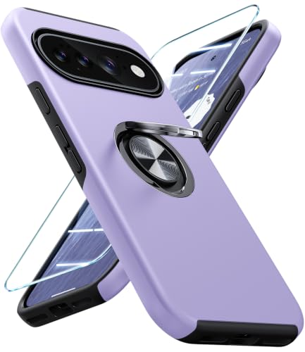 JAME for Google Pixel 9 Pro XL Case Ring Stand Shockproof Slim Phone Case