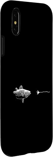 Miniatura 6 de iPhone 14 Graphic Fly Fishing Hook Line - Estuche de bajo a rayas de pescado