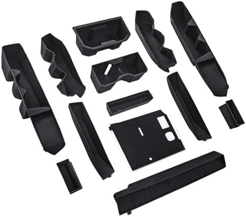 Silicone Holder Inserts for Toyota Tacoma 2016-2016 3th Gen Interior Accessories Door Side Front Rear Storage Box Organizer Trays Non-Slip Liner (for 2016-2023 Tacoma, Pack of Blue Silicone Holder) image 4