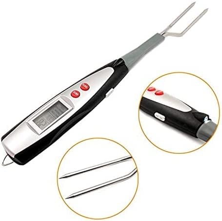 ARTSZY Acero Inoxidable LCD Pantalla Digital Mini termómetro de Alimentos Horno de Carne Parrilla de Alimentos sondeo de Horno de Barbacoa termómetro