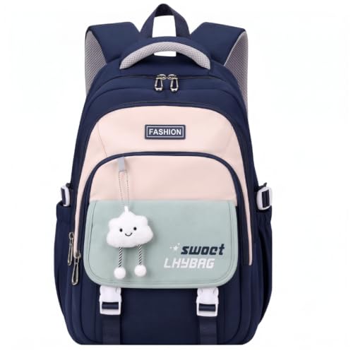 Image of Backpack Bags for Girls, Boys & Women With Multi-pockets, Laptop Bag with Large Capacity Bookbags Waterproof for School, Tuition, College, Camping, Travel