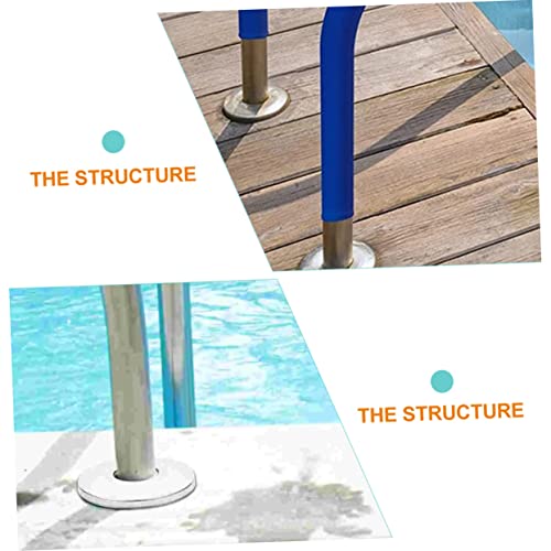 Cubiertas para escudete de escalera de piscina 5 pares miniatura 2