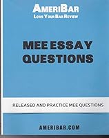 MEE Essay Questions (Released & Practice MEE Questions) 1440492395 Book Cover