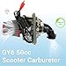 EOPOAYI GY6 50cc Carburetor PD18J Carb Kit Compatible with Tao tao 49cc 50 ATM50 Pony VIP Most Chinese Scooter Moped 139QMB 4-Stroke Engine Roketa Jonway Lance ATV Go Kart Parts with Fuel Line